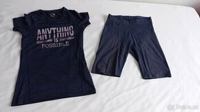 Funkční tričko + bavlněné kraťasy (vel. 146/152)