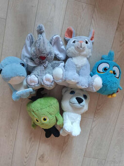 Plyšáci - Angry, slon, méďa, velryba, paprika