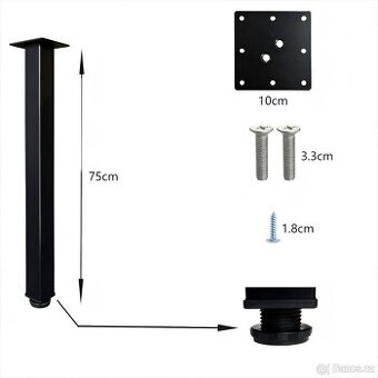 Kovové nohy ke stolu