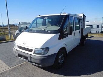 Ford Transit 2.4 TDCi Doka, 90 T300, 66 kW,  6 Míst, Valník
