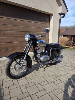 Jawa 350/354 kývačka s TP a SPZ