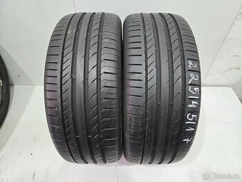 2ks letní pneu 225/45/17 Continental