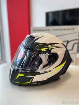AIROH GP 550S VENON - (bílá/černá/fluo)