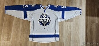 Hokejový dres Jersey Authentic - bilá/modrá