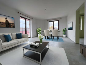 Velký byt 3+1, 113,5 m² s prostorným balkónem, Miskolezy