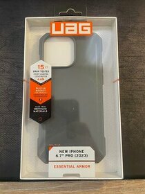 UAG Essential Armor MagSafe Silver iPhone 15 Pro Max