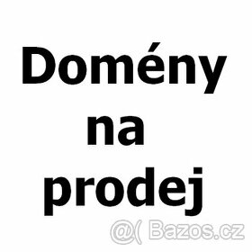 Internetove-domeny.cz  - domény na prodej pro vaše podnikání