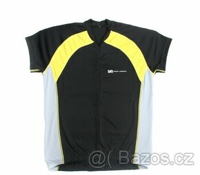 Černo-žlutý dámský cyklistický dres vel. M