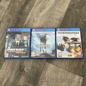 Payday 2 + Star Wars Battlefront + Overwatch na PS4