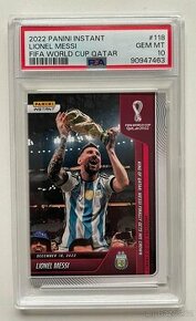 Karta Lionel Messi #118, Panini 2022, Qatar, PSA 10 - 1