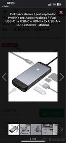 Dokovací stanice HUB PORT USB KAKEL LAN