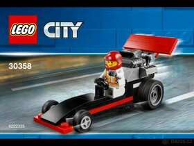 LEGO CITY 30358 – Auto Dragster, komplet-X, věk 5+