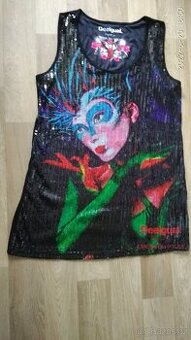 DÁMSKÝ TOP-TÍLKO DESIGUAL VEL. L
