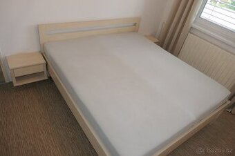 Manželská postel, BMB Ždánice+noční stolky