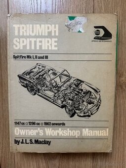 TRIUMPH SPITFIRE originální montážní manual servisní