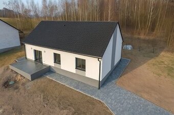 Moderní nízkoenergetický rodinný dům 4+kk, 129 m2 – Sloup v