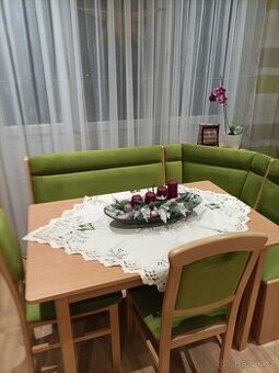 Rohová jídelní souprava