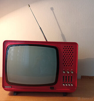 Starý retro televizor Tesla Satelit 4158AB - 1