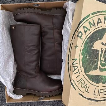 Dámské dívčí zimní kožené boty kozačky Panama Jack vel. 36