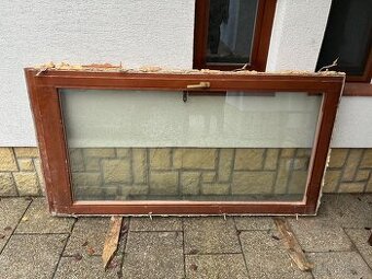 Dřevěné euro okno a balkonové dveře