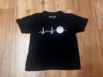 Dětské triko Basket - kardiogram (10-12 let)