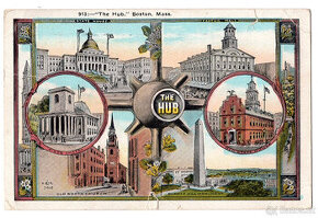 Pohlednice Boston