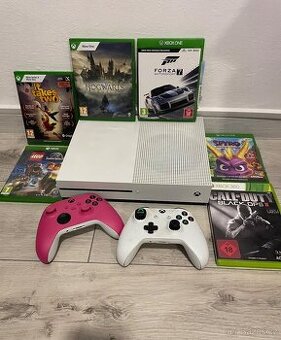 Xbox one S + 2 ovladače + 6 her