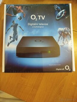 O2 TV modem set top box novy