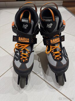 Dětské  rostoucí kolečkové inline brusle K2 (2 x)