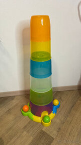 Vysoká skládací věž s míčky - pyramida