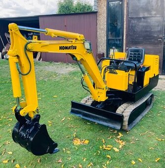 Komatsu 1.2t, japonský minibagr, plně funkční