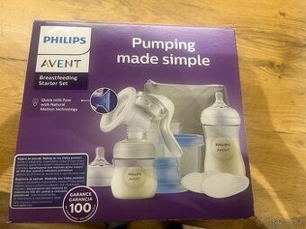 Manuální odsávačka Philips Avent a sada ke kojení