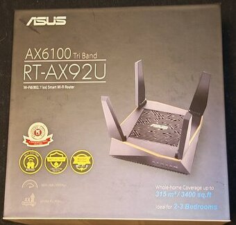 ASUS RT‑AX92U  herní Wi‑Fi 6 triband