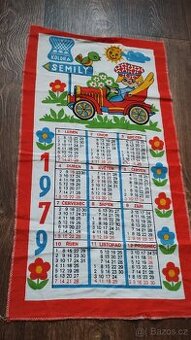 Nástěnný kalendář z roku 1979
