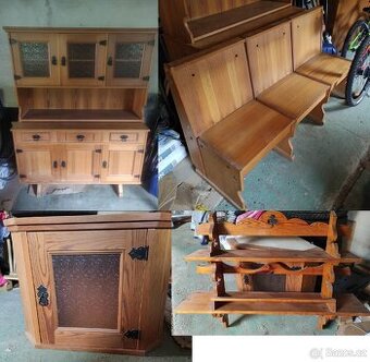 Starý nábytek z roku 1986, velmi zachovalý stav