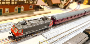 Vláčky N - Lokomotiva Roco a vagonky