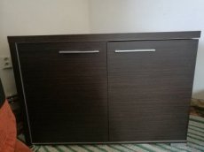 Obývací stěna (hnědá) + stolek