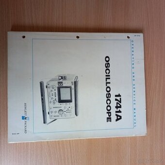 HP1741A  - servisní manuál pro osciloskop