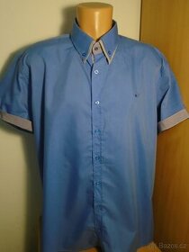 Pánská modrá košile Cappon Style/L/2x63cm
