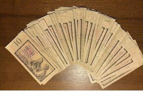 Staré bankovky - 10 kčs 1960