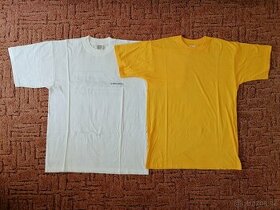 2x pánské tričko - NOVÉ + 2x pánské tričko s límečkem - 1