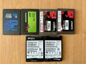 Použité SSD disky 240-250GB, cena za ks