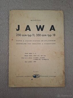 Popis a jízdní návod Jawa 250 350 pérák - 1