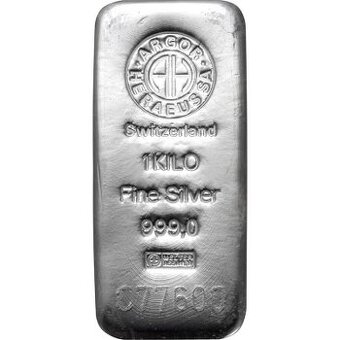 1Kg Argor Heraeus SA Švýcarsko