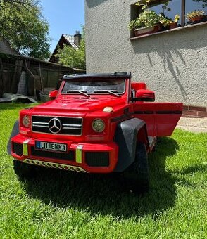 Elektrické autíčko Mercedes G63 AMG 6x6 – silné motory, nosn