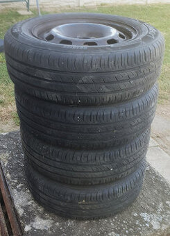 Plechové 15"disky 5x100mm., 6J, ET 38, 195/65/15" 91H