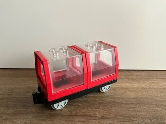 Lego duplo průhledný nákladní vagon