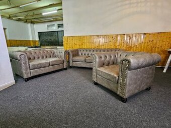 ROHOVÁ SEDACÍ SOUPRAVA + TABURET