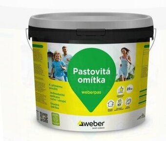 Silikonová omítka Weberpas silikon zrnitá 1 mm SE3D