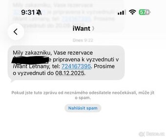 Rezervace k vyzvednutí iPhone 17 Pro Max 256GB oranžový